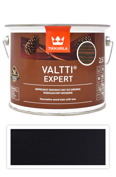 TIKKURILA Valtti Expert - tenkovrstvá lazura s voskem 2.5 l Antracit TIKKURILA