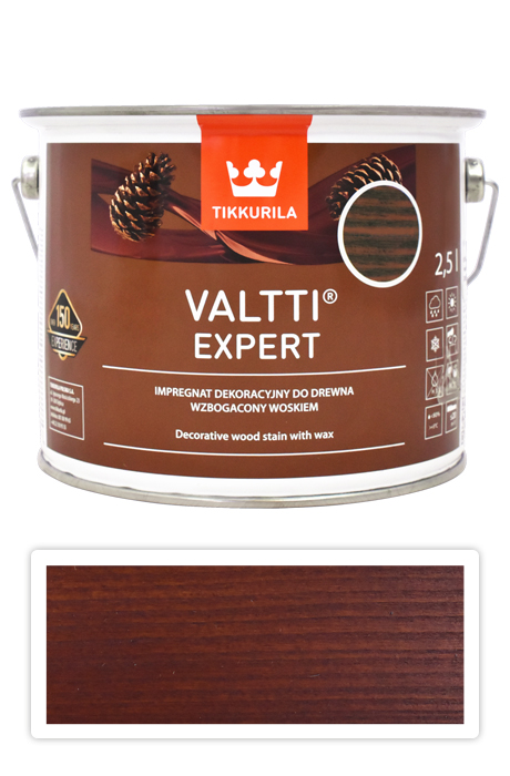 TIKKURILA Valtti Expert - tenkovrstvá lazura s voskem 2.5 l Mahagon TIKKURILA