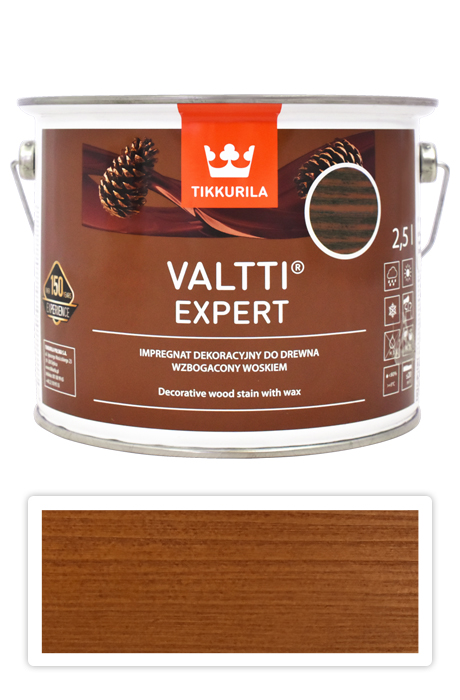 TIKKURILA Valtti Expert - tenkovrstvá lazura s voskem 2.5 l Ořech TIKKURILA