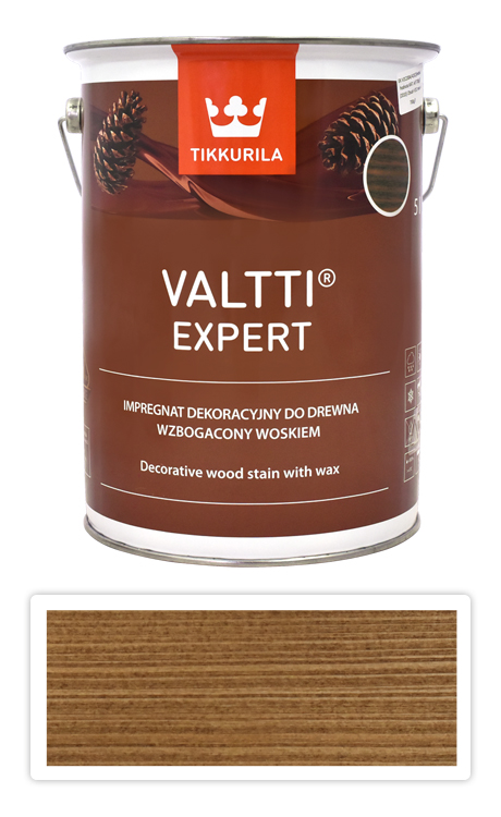 TIKKURILA Valtti Expert - tenkovrstvá lazura s voskem 5 l Dub TIKKURILA