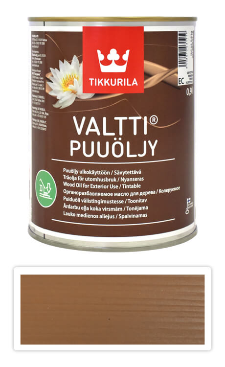 TIKKURILA Valtti wood oil - olej na terasy a nábytek 0.9 l Pihka 5051 TIKKURILA