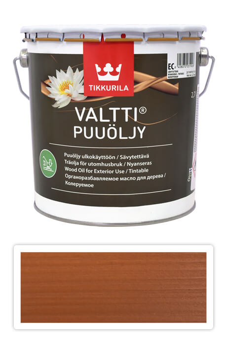 TIKKURILA Valtti wood oil - olej na terasy a nábytek 2.7 l Kantarelli 5054 TIKKURILA