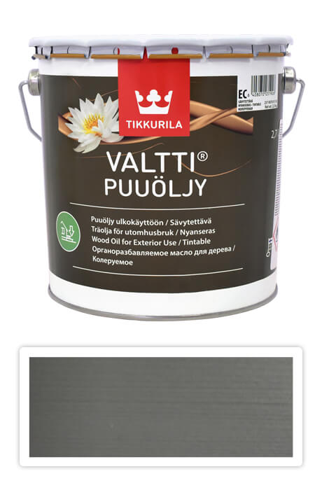 TIKKURILA Valtti wood oil - olej na terasy a nábytek 2.7 l Kivi 5083 TIKKURILA