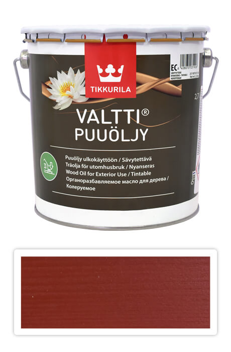 TIKKURILA Valtti wood oil - olej na terasy a nábytek 2.7 l Marja 5059 TIKKURILA