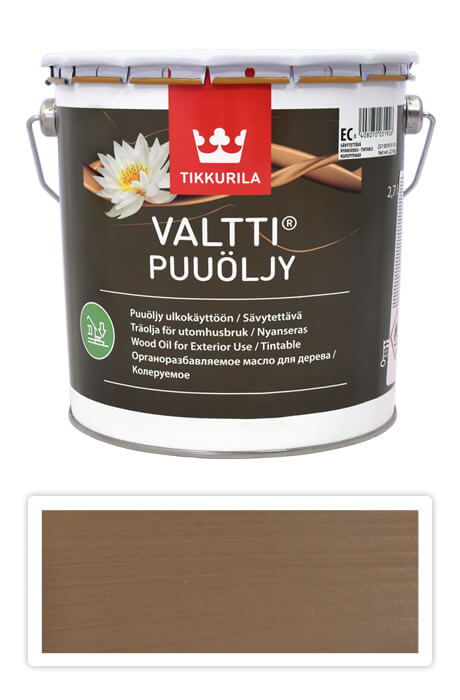 TIKKURILA Valtti wood oil - olej na terasy a nábytek 2.7 l Sora 5063 TIKKURILA