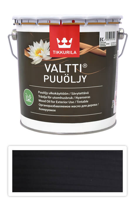 TIKKURILA Valtti wood oil - olej na terasy a nábytek 2.7 l Yö 5086 TIKKURILA