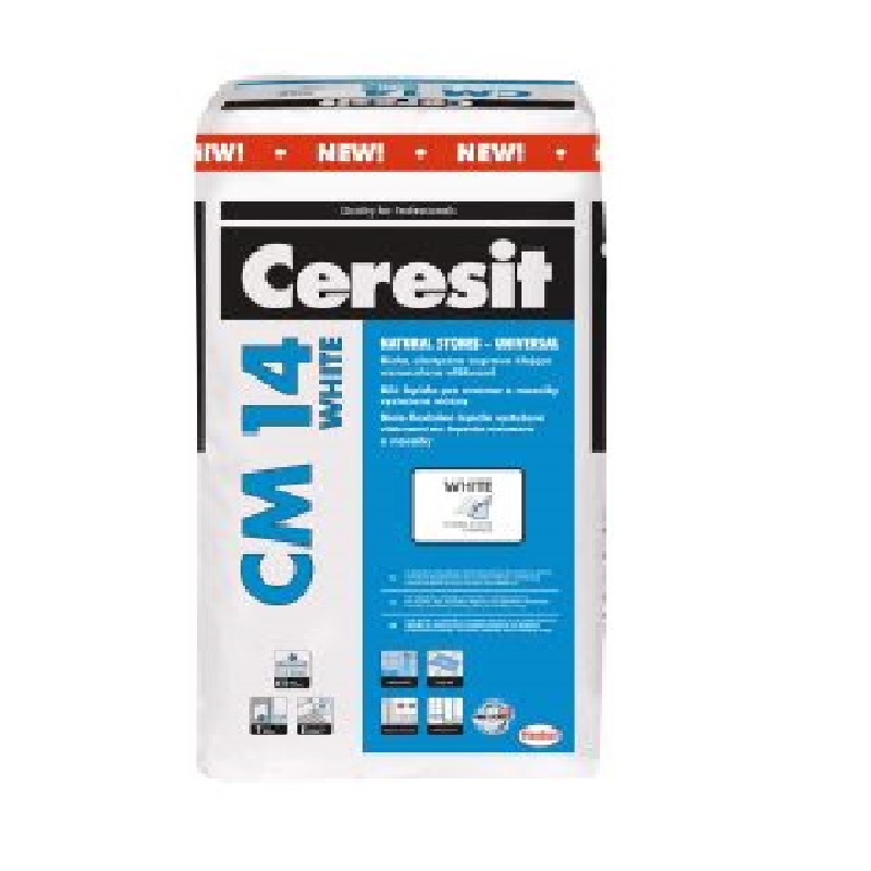 Ceresit CM 14 WHITE NATURAL STONE – UNIVERSAL 25KG Distrimo-cz