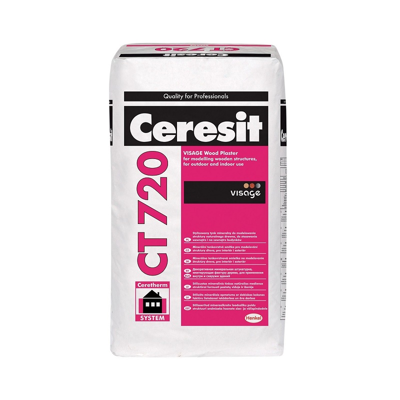 CERESIT CT720 VISAGE WOOD plaster 25kg Distrimo-cz