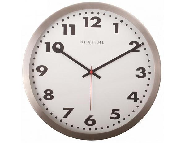 nástěnné hodiny 2521 Nextime Arabic White 34cm DESIGNOVÉ HODINY