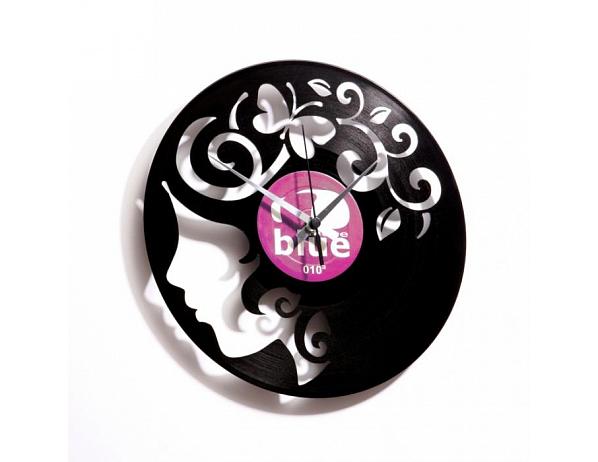 nástěnné hodiny Discoclock 008 Curly thoughts 30cm DESIGNOVÉ HODINY