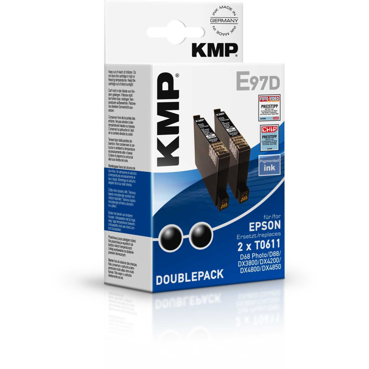 Kompatibilní KMP Cartridge Epson T0611