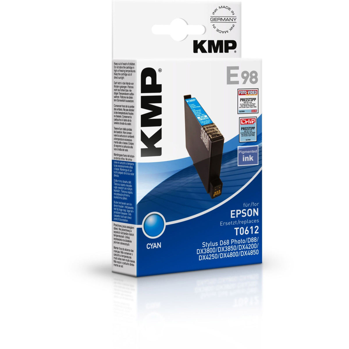 Kompatibilní KMP Cartridge Epson T0612