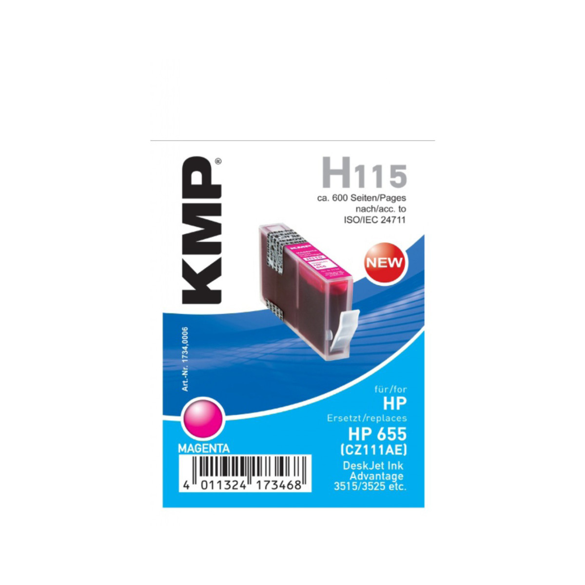 Kompatibilní KMP Cartridge HP 655