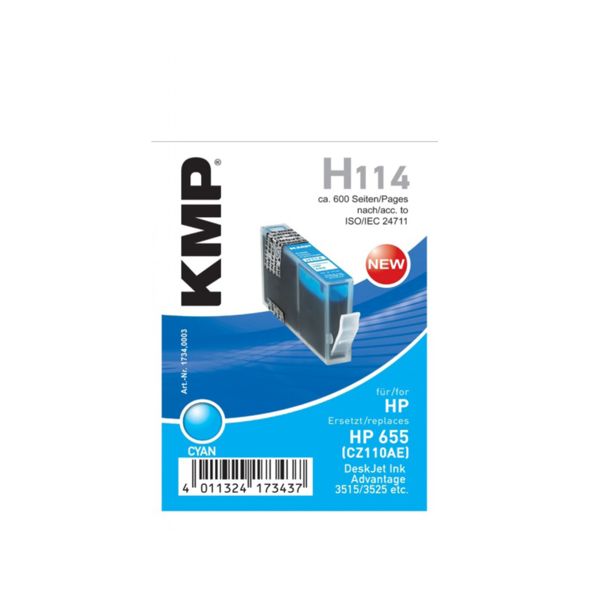 Kompatibilní KMP Cartridge HP 655