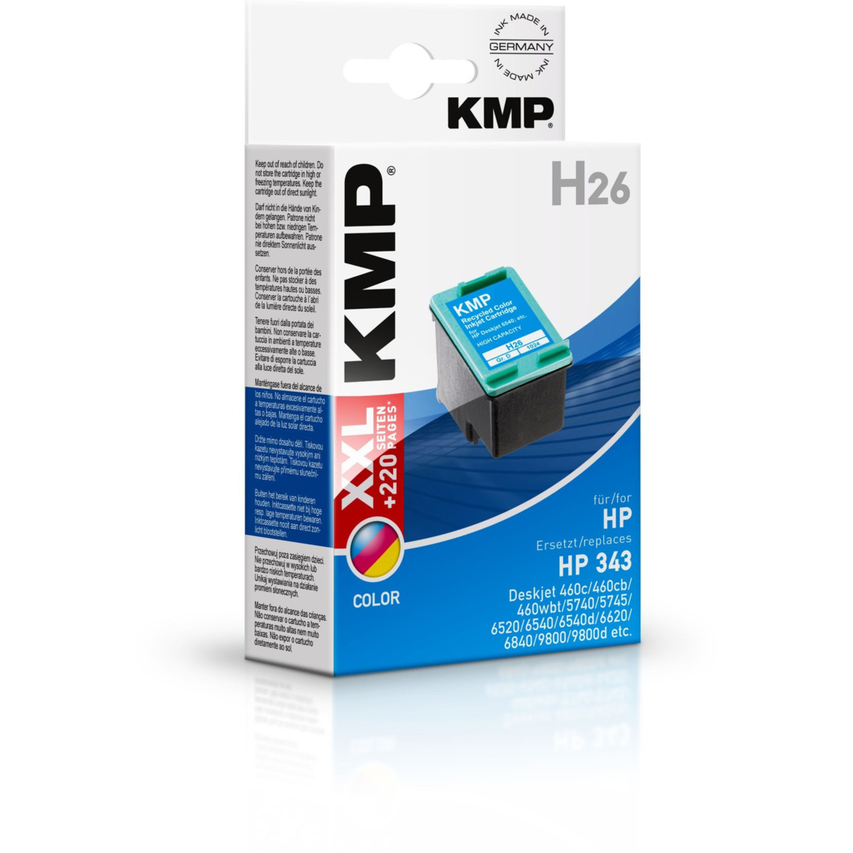 Kompatibilní KMP Cartridge HP 343