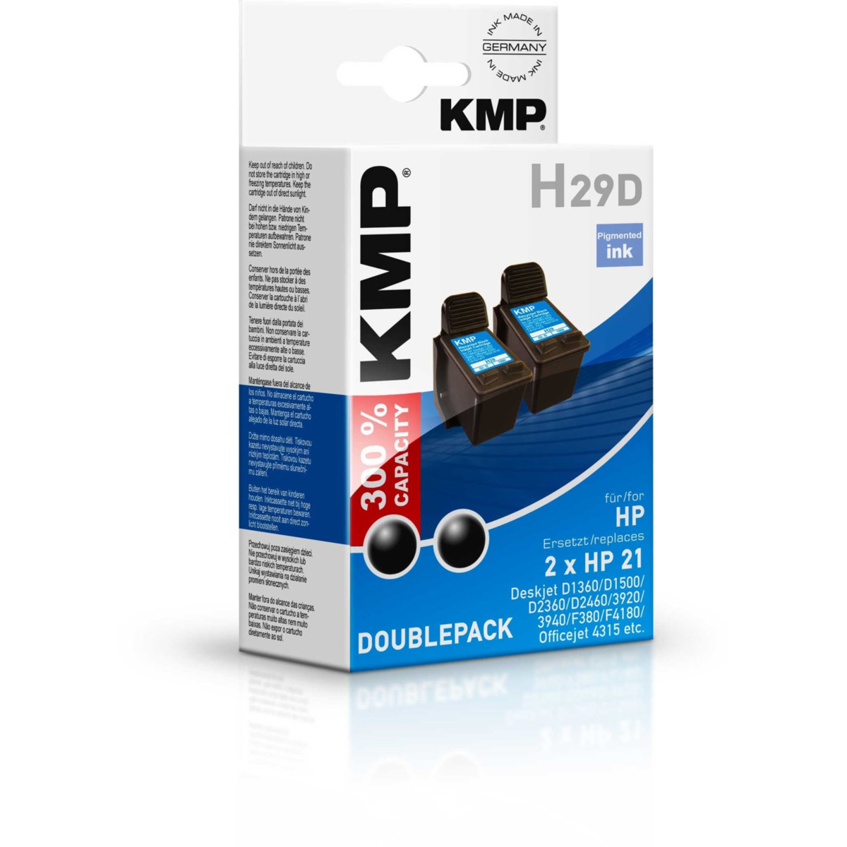 Kompatibilní KMP Cartridge HP 21