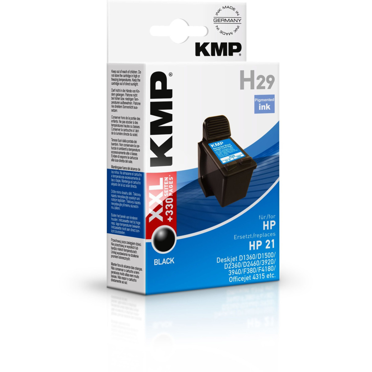 Kompatibilní KMP Cartridge HP 21