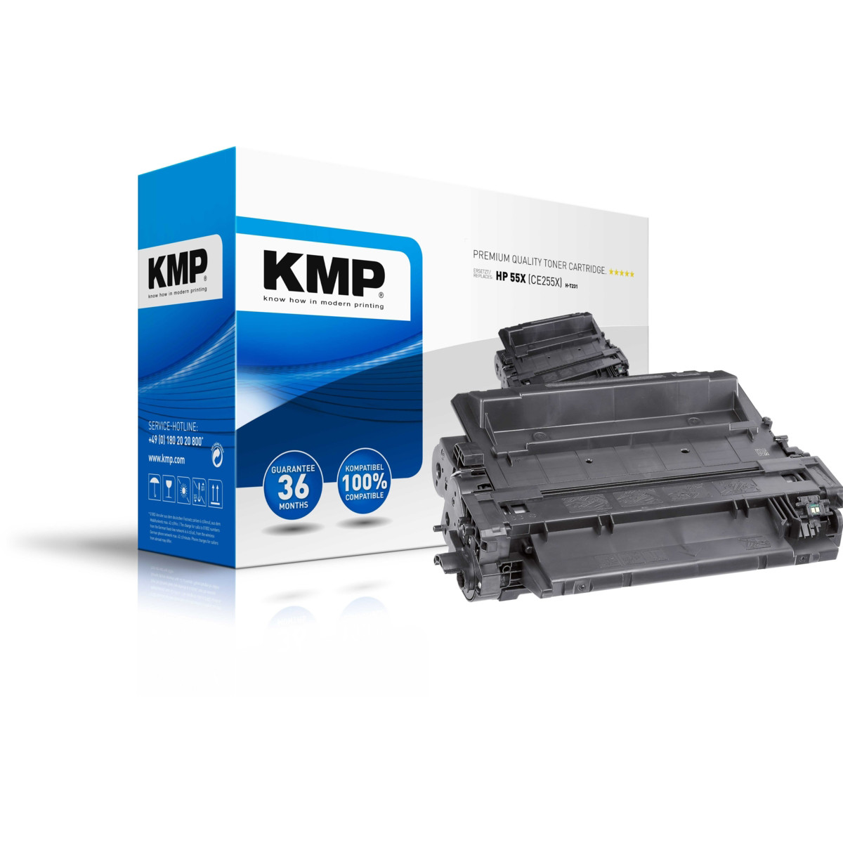 Kompatibilní KMP Toner HP CE255X