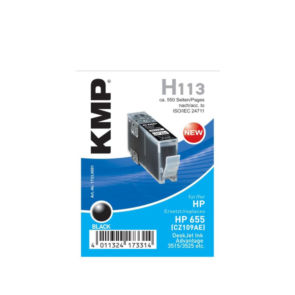 Kompatibilní KMP Cartridge HP 655