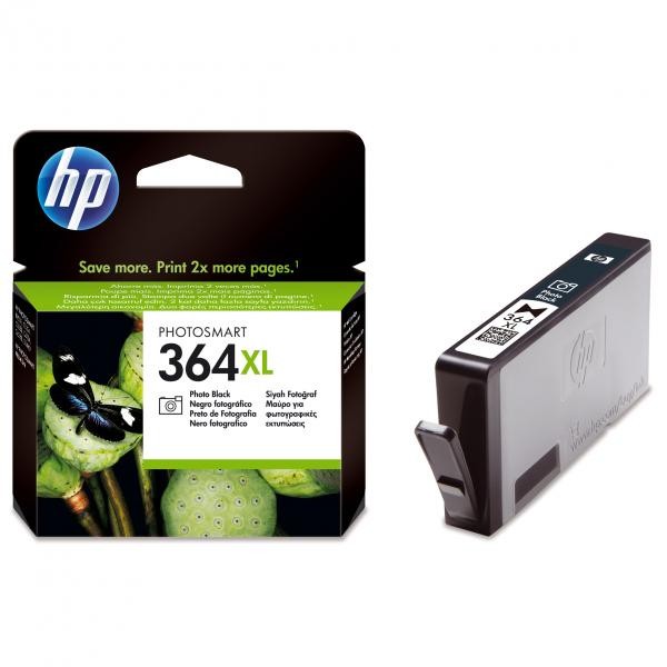 HP originální inkoust CB322EE č.364XL Photo black 290str.