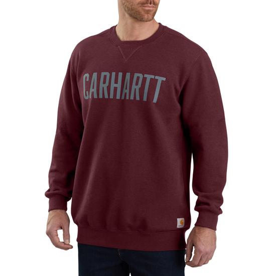 Mikina Carhartt Block Logo Crewneck Sweat Carhartt