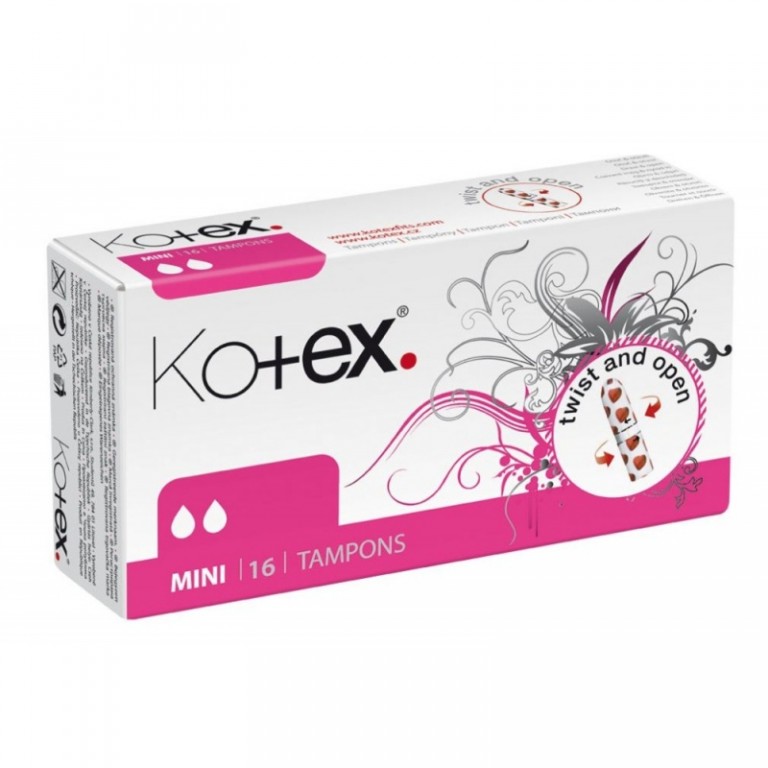 Kotex tampóny 16ks mini Papermax-cz