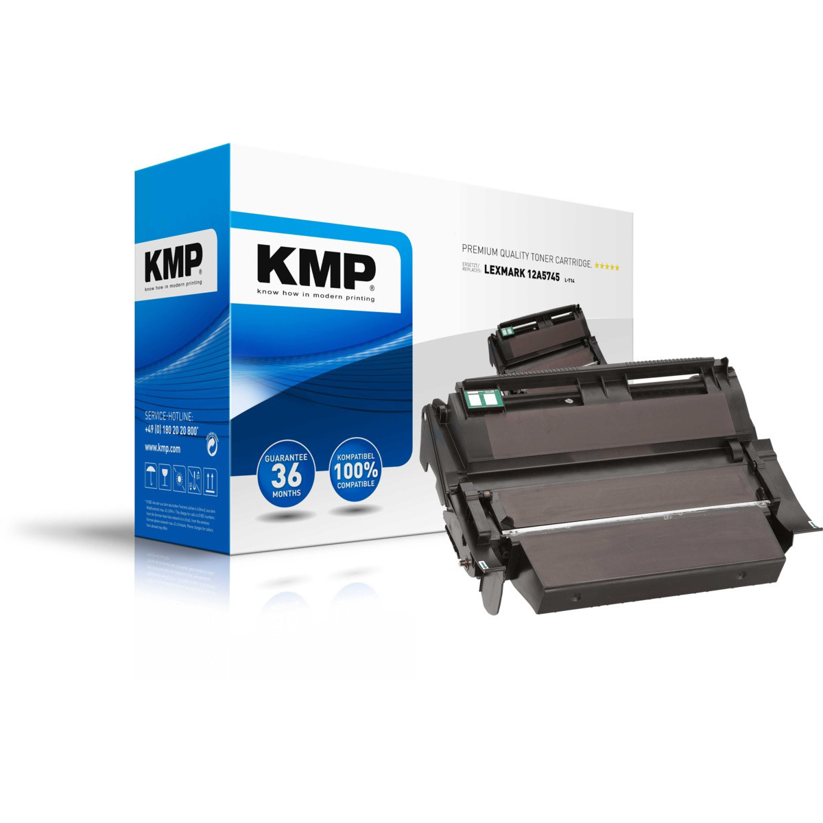 Kompatibilní KMP Toner Lexmark 12A5745