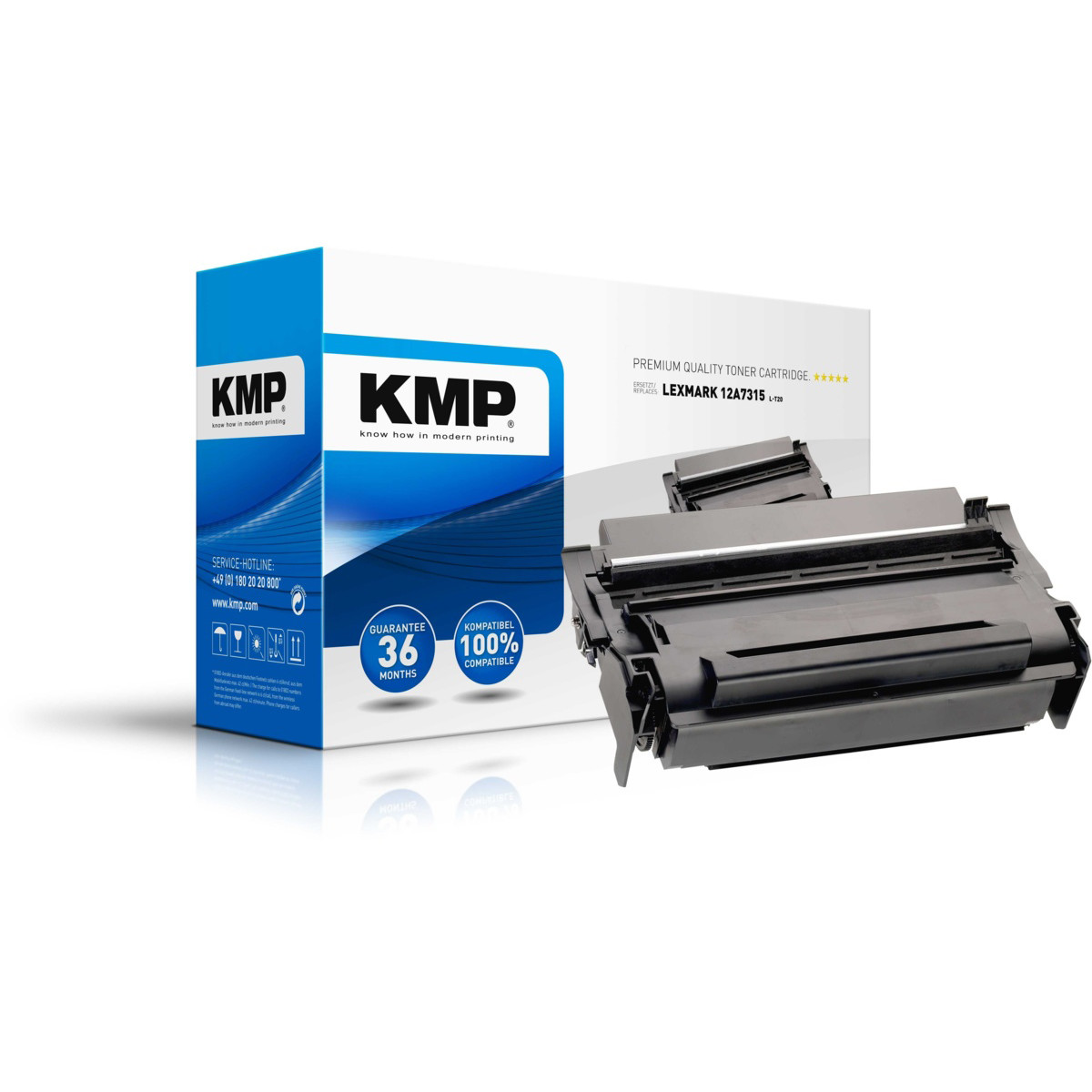 Kompatibilní KMP Toner Lexmark 12A7315