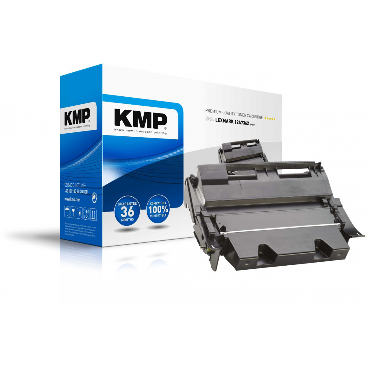 Kompatibilní KMP Toner Lexmark 12A7362