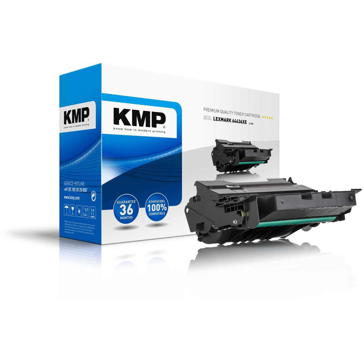 Kompatibilní KMP Toner Lexmark 64436XE