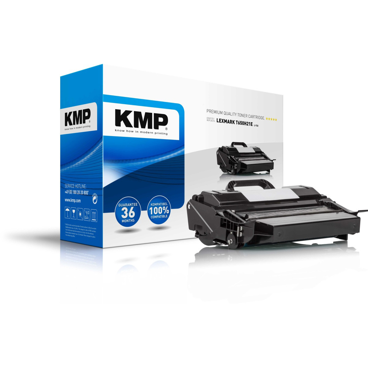 Kompatibilní KMP Toner Lexmark T650H21E