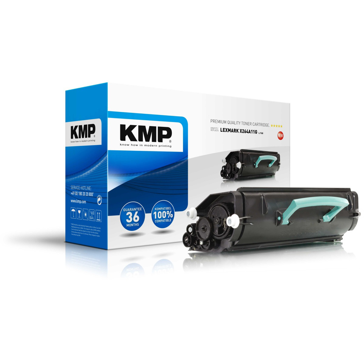 Kompatibilní KMP Toner Lexmark X264A11G