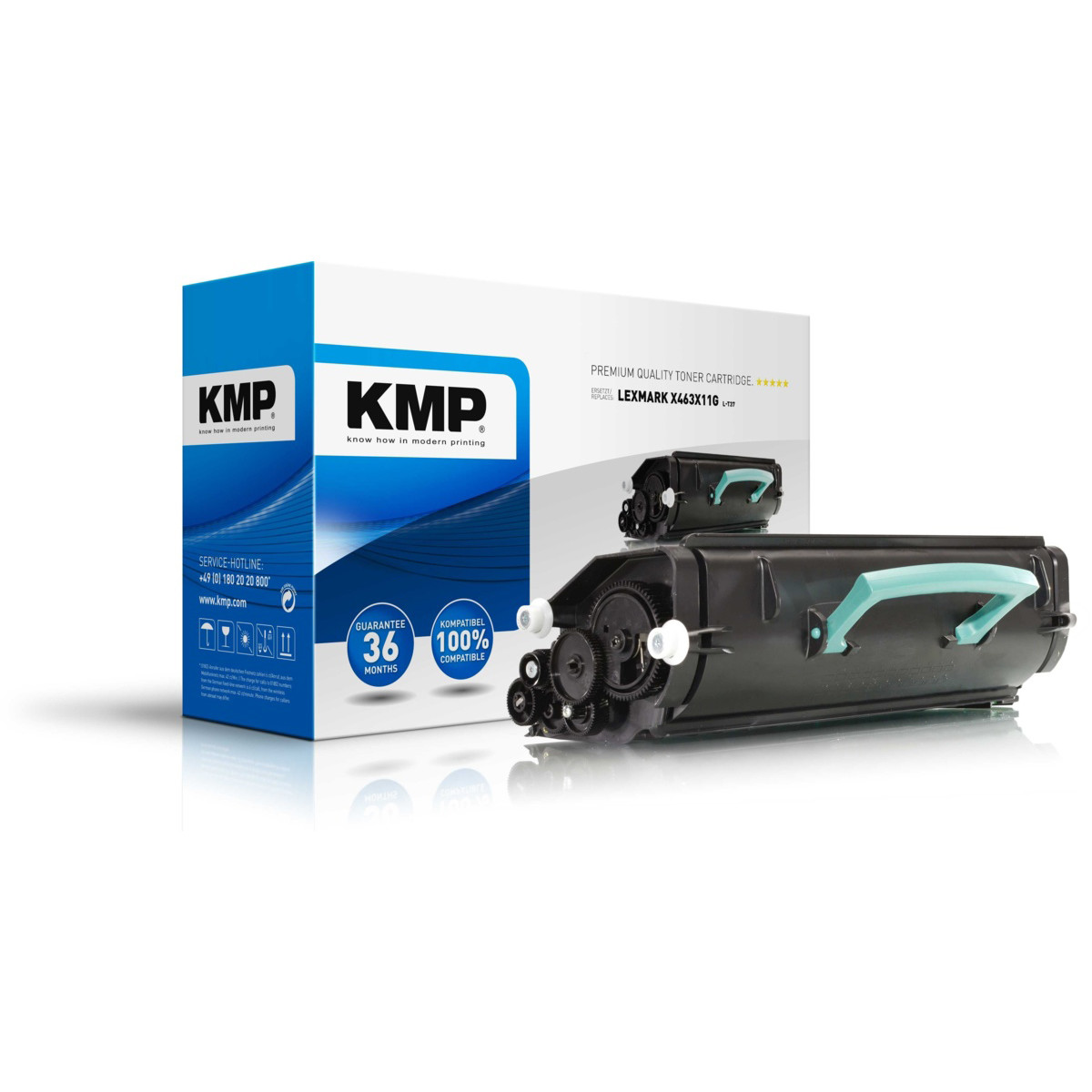 Kompatibilní KMP Toner Lexmark X463X11G