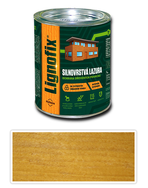 Lignofix silnovrstvá lazura 0.75l hemlock Stachema