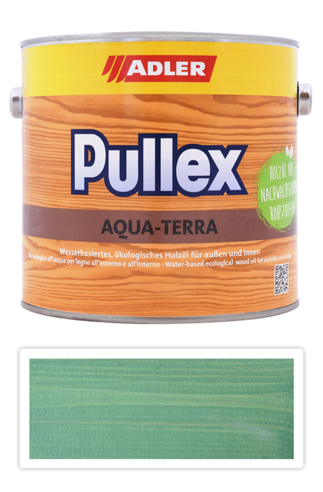 ADLER Pullex Aqua Terra - ekologický olej 2.5 l Zelená RAL 6018 ADLER