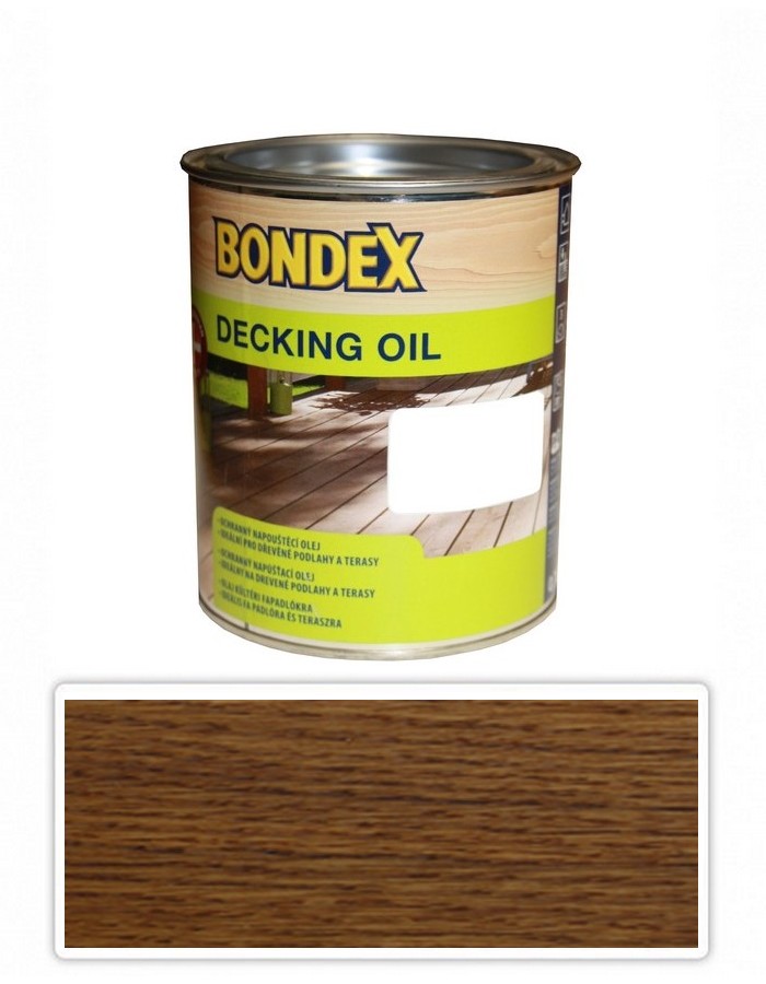 Bondex DECKING OIL 0.75l Dub BONDEX