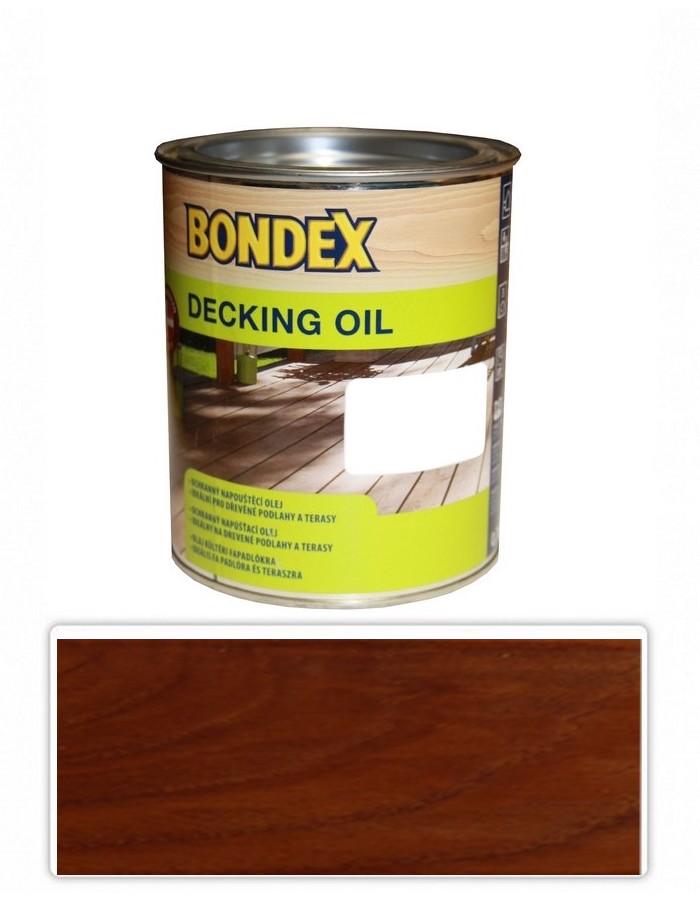 Bondex DECKING OIL 0.75l Červený Mahagon BONDEX