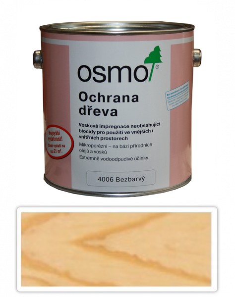 Vosková impregnace OSMO 2.5l Bezbarvá OSMO