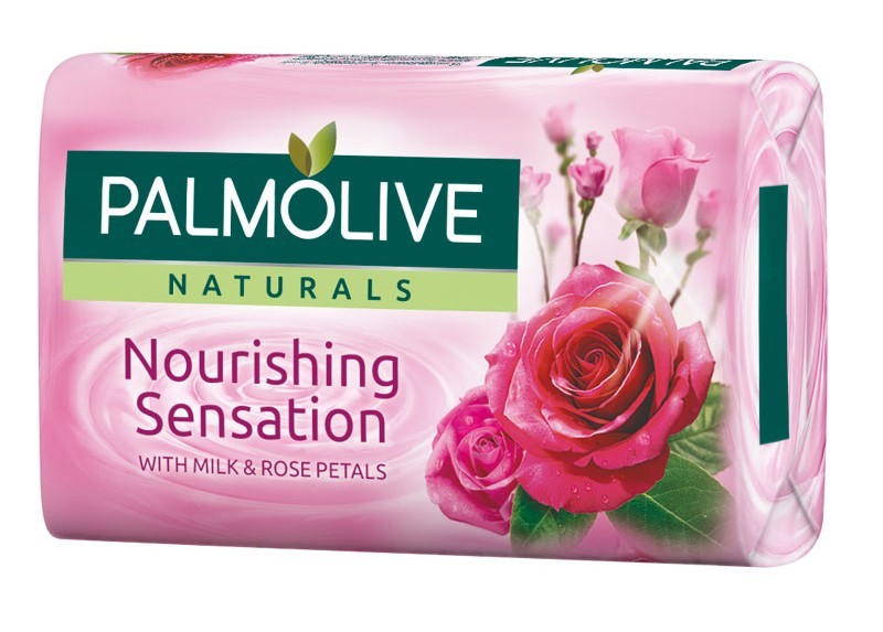 Mýdlo Palmolive 90g toaletní Nourishing Sensation Milk a Rose Papermax-cz