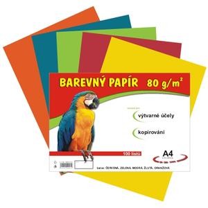 Papír barevný A4 60ks 80g 12 barev Papermax-cz