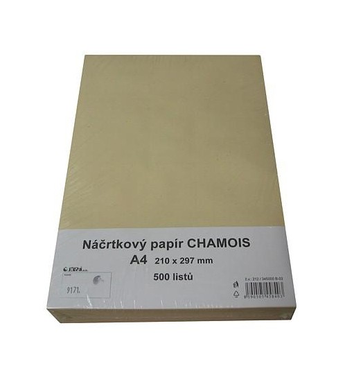 Papír náčrtkový CHAMOIS A4 500 listů Papermax-cz