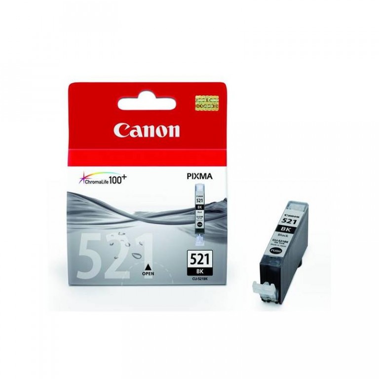 Canon CLI-521BK originální cartridge černá pro iP 3600