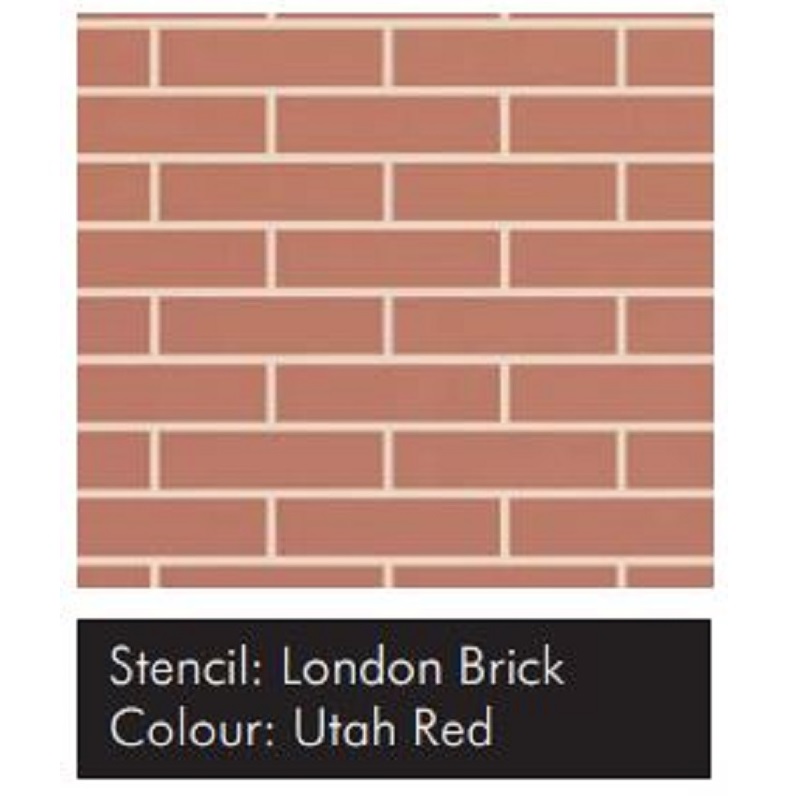 Samolepící šablona VISAGE – London Brick 15ks Distrimo-cz