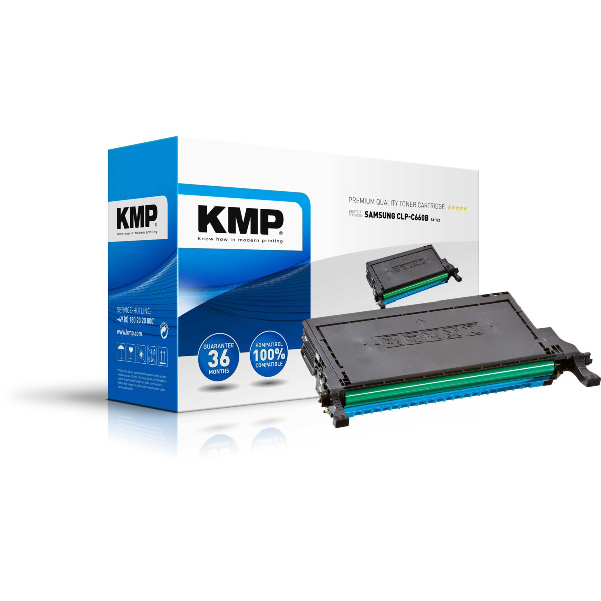 Kompatibilní KMP Toner Samsung CLP-C660A