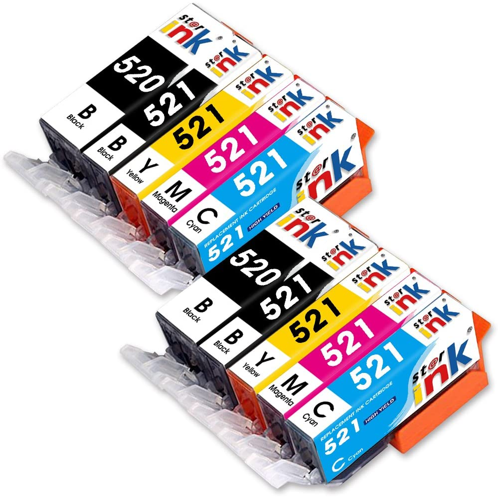 Kompatibilní ToneryNáplně Starink  cartridge Canon CLI-521BK (Černá) Starink