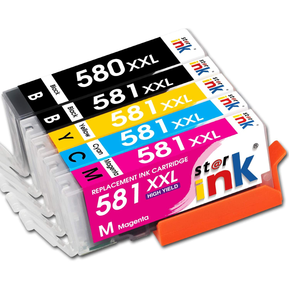 Kompatibilní ToneryNáplně Starink  cartridge Canon CLI-581XXL M (Purpurová) Starink