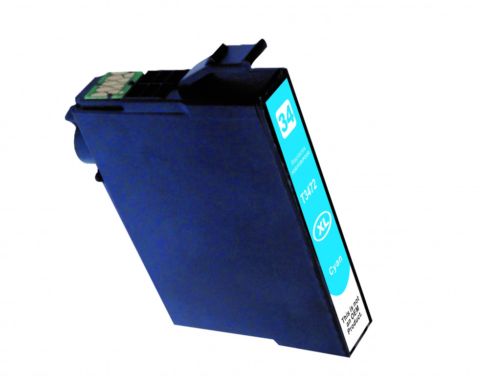 Alternativa Color X T3472C -34XL cartridge cyan pro Epson WF-3720