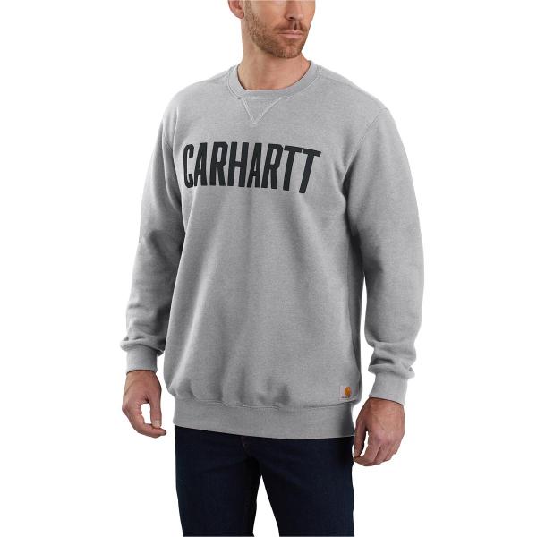 Mikina Carhartt Block Logo Crewneck Sweat Carhartt