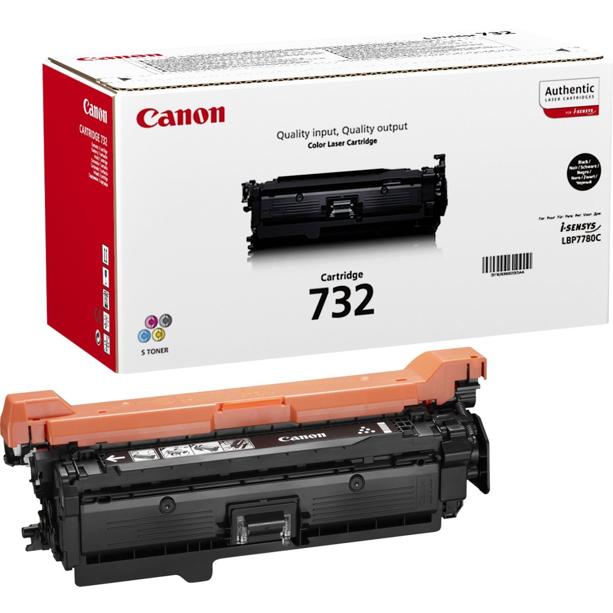 Toner Canon CRG-732Bk (Černý) - originální Canon