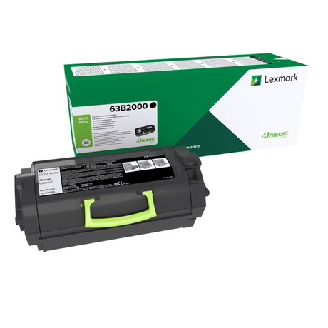 Toner Lexmark 63B2000 - originální (Černý) Lexmark